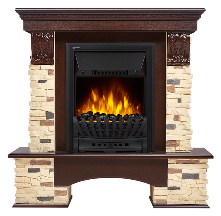 Портал угловой Electrolux Pietra 30 U сланец натуральный, шпон темный дуб