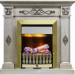 Каминокомплект Dimplex Derby - Old silver с очагом Danville Antique Brass FB2