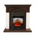 Каминокомплект Royal Flame Bern Сланец мелкий белый / Темный дуб с очагом Majestic FX M Black