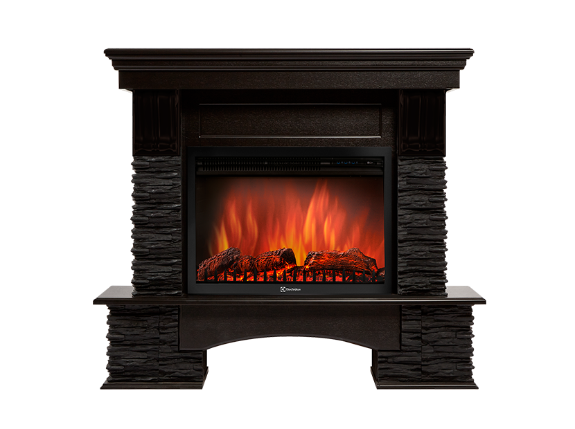 Портал Electrolux Pietra Nuovo 25 сланец чёрный, шпон венге