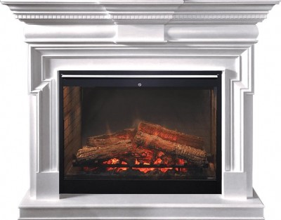 Каминокомплект Dimplex Torino - Белый с очагом Symphony 30'' DF3020-INT