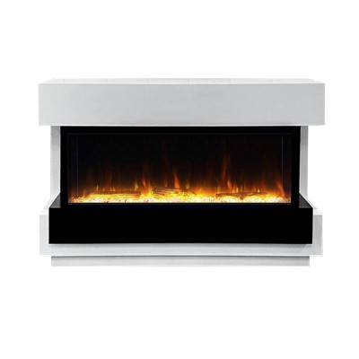 Каминокомплект Royal Flame Cube 50 - Белый с черным с очагом Astra 50 RF