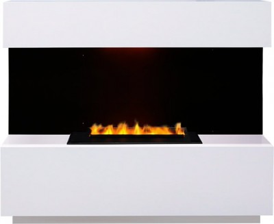 Каминокомплект Dimplex Kyoto - Белый с очагом Cassette 400 LNH-INT PS (без дров)