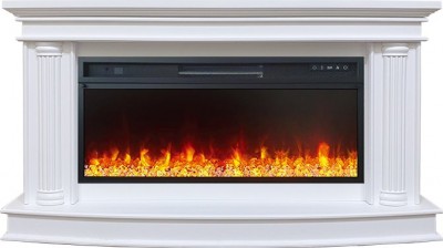 Каминокомплект Royal Flame Rome  - Белый с очагом Vision 42 LED