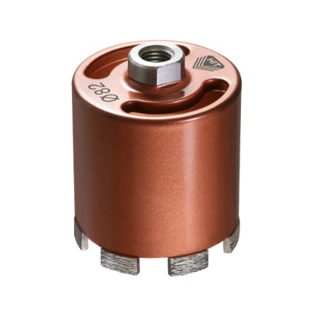 Коронка для подрозетников с пылеудалением 82 мм Diamond Hit DH-DE400 82-7