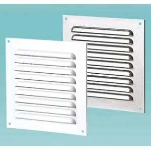 Решетка металлическая Vents MBM 200 белый MBM200