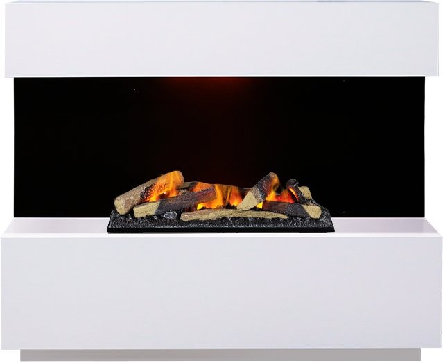 Каминокомплект Dimplex Kyoto - Белый с очагом Cassette 600 LNH-INT (с дровами)