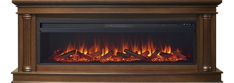 Каминокомплект Royal Flame Rome 60 - Каштан с очагом Vision 60 LOG LED