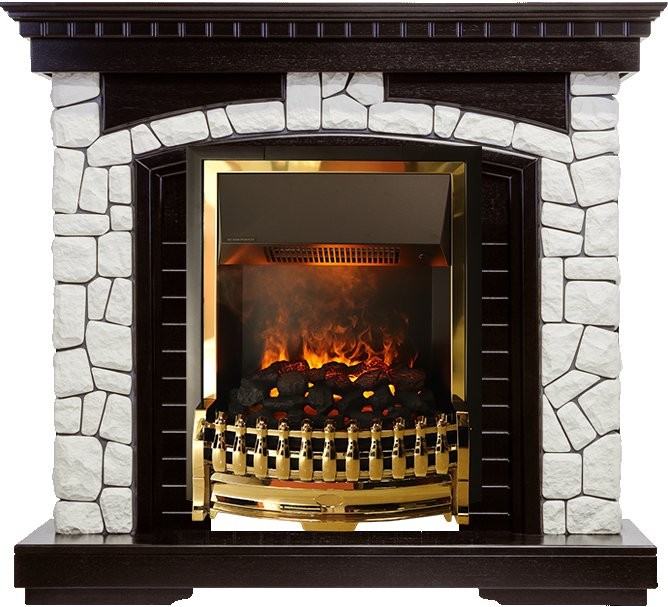 Каминокомплект Dimplex Glasgow - Венге / Белый с очагом Atherton