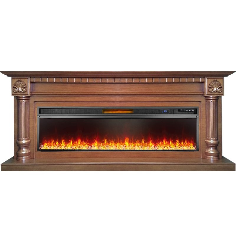 Каминокомплект Royal Flame Edinburg 60 - Орех с очагом Vision 60 LED