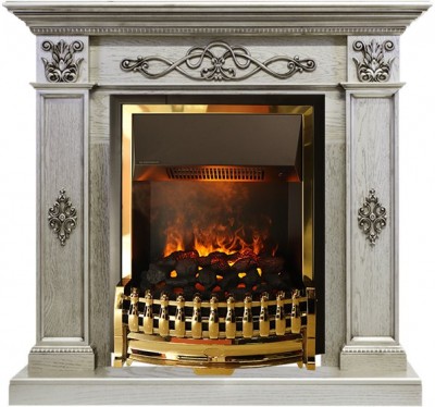 Каминокомплект Dimplex Derby - Old silver с очагом Atherton