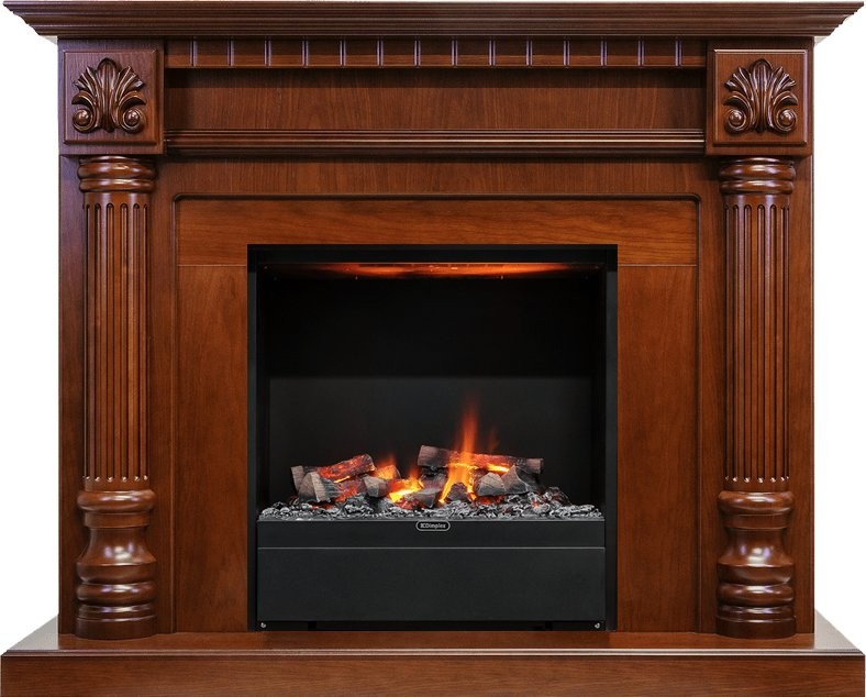 Каминокомплект Dimplex Edinburg - Орех с очагом Albany