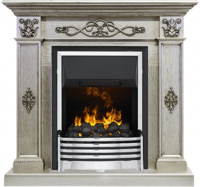 Каминокомплект Dimplex Derby - Old silver с очагом Flagstaff