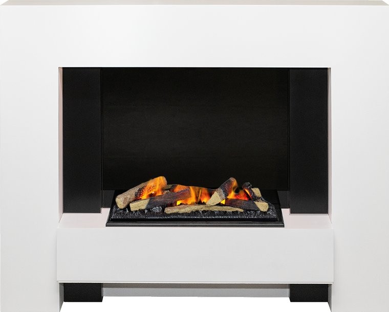 Каминокомплект Dimplex Tokyo - Белый с очагом Cassette 600 LNH-INT (с дровами)