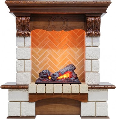 Каминокомплект Dimplex Pierre Luxe - Дуб / Шампань с очагом Cassette 400 NH