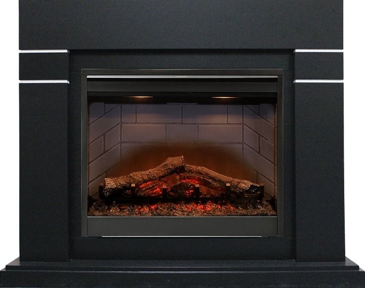 Каминокомплект Dimplex Lindos - Черный (Высота 985мм) с очагом Symphony 26'' DF2608-INT