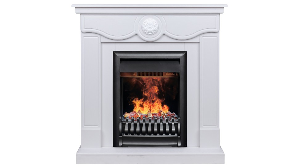 Камин Aurora WT c очагом 3D Oregan