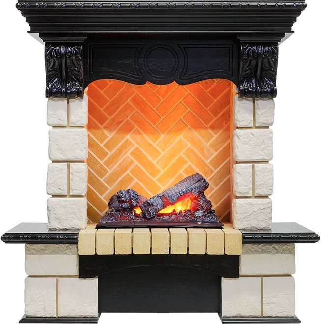 Каминокомплект Dimplex Pierre Luxe - Венге / Шампань с очагом Cassette 400 NH