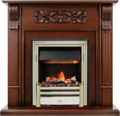 Каминокомплект Dimplex Venice - Махагон коричневый антик с очагом Cavendish