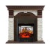 Каминокомплект Royal Flame Dublin угловой - Темный дуб / Сланец белый с очагом Majestic FX M Black