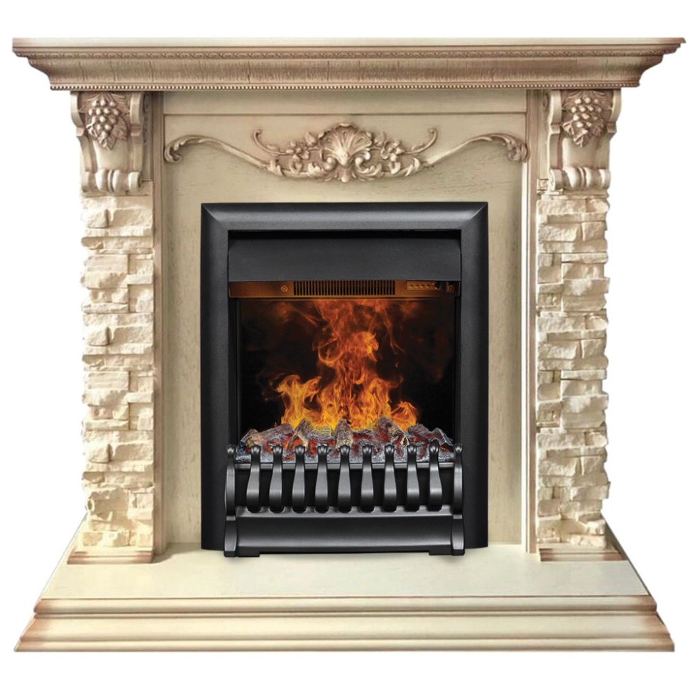 Камин Patricia WT c очагом 3D Oregan