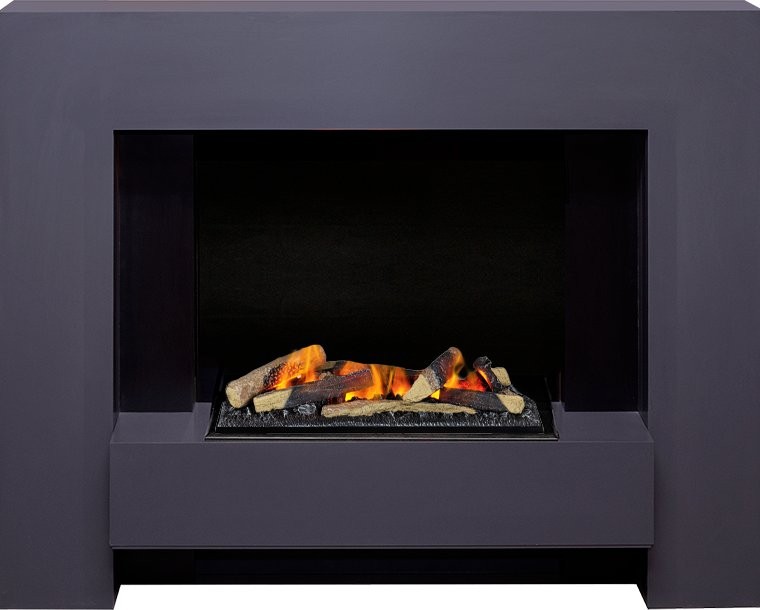 Каминокомплект Dimplex Tokyo - Graphite Grey с очагом Cassette 600 LNH-INT (с дровами)