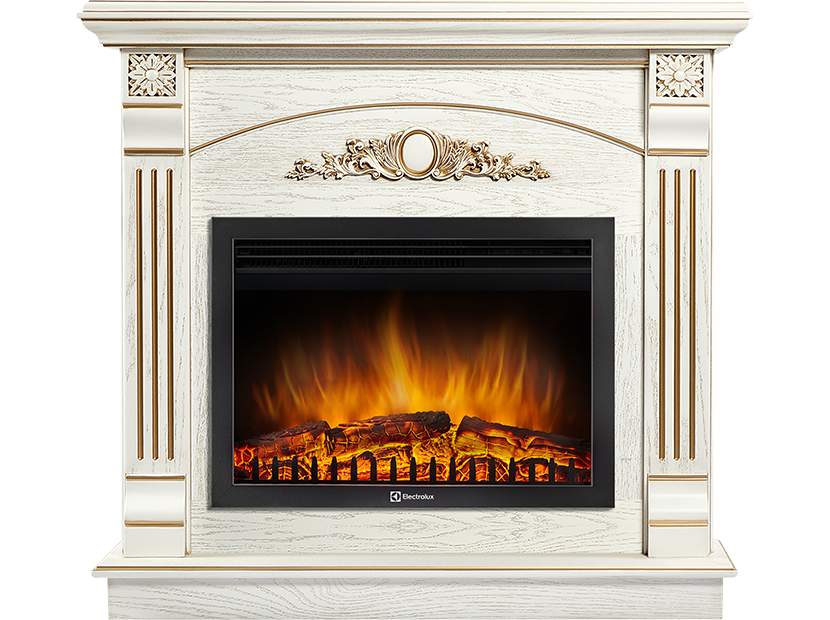 Портал Electrolux Barocco 25 белый дуб с золотой патиной