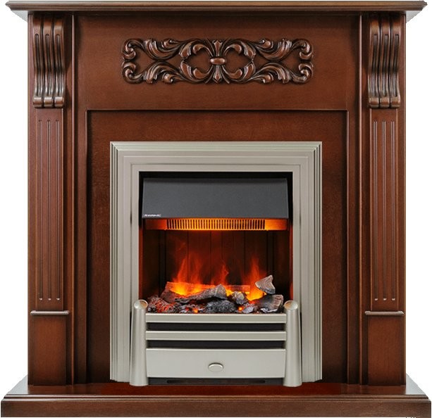 Каминокомплект Dimplex Venice - Махагон коричневый антик с очагом Chesford