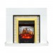 Каминокомплект Royal Flame Montana - Белый с очагом Majestic FX M Brass