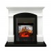 Каминокомплект Royal Flame Langford - Белый с черным с очагом Majestic FX M Black