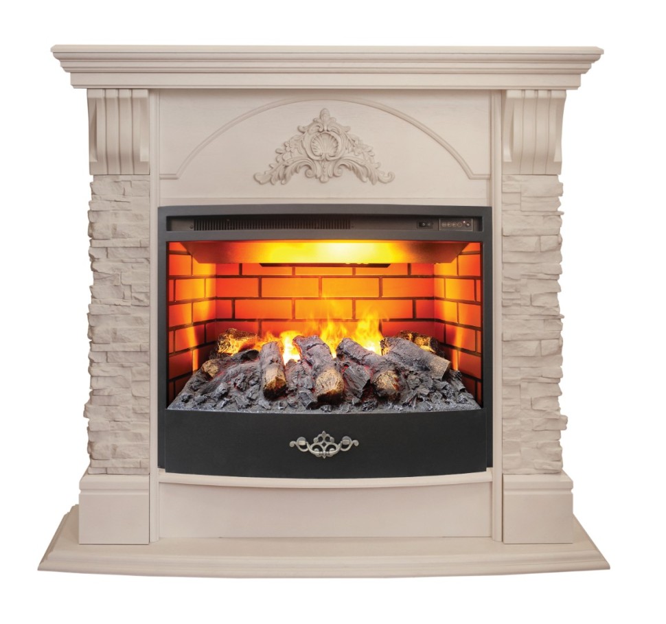 Камин Athena WT с Firestar 25,5 3D