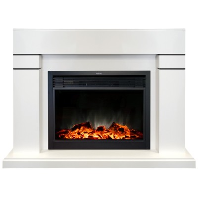 Камин электрический RealFlame Lindelse 26 WT с очагом MoonBlaze Lux S