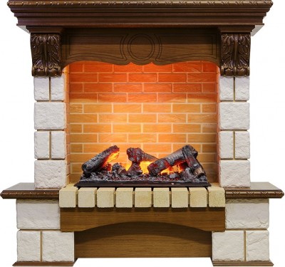 Каминокомплект Dimplex Pierre Luxe - Дуб / Шампань с очагом Cassette 600 NH