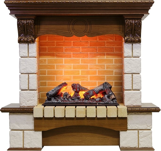 Каминокомплект Dimplex Pierre Luxe - Дуб / Шампань с очагом Cassette 600 NH