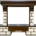 Каминокомплект Royal Flame Pierre Luxe LORD - Темный дуб / Белый с очагом Dioramic 28 LED FX