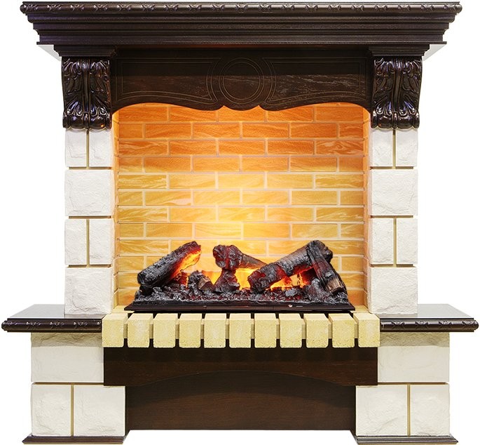 Каминокомплект Dimplex Pierre Luxe - Темный дуб / Шампань с очагом Cassette 600 NH