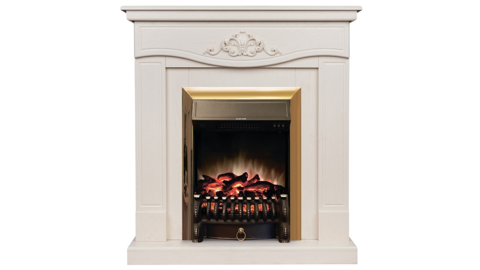 Камин JUNONA WT с очагом Fobos Lux BR S