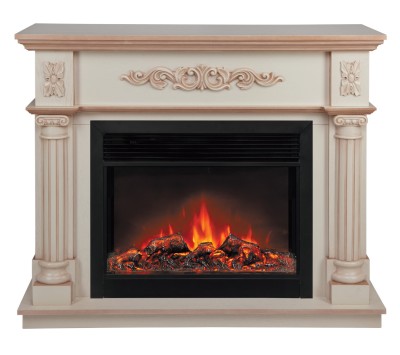 Камин электрический RealFlame Silvia 26 WT с очагом Moonblaze BL S