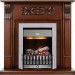 Каминокомплект Dimplex Venice - Махагон коричневый антик с очагом Danville Chrome FB2