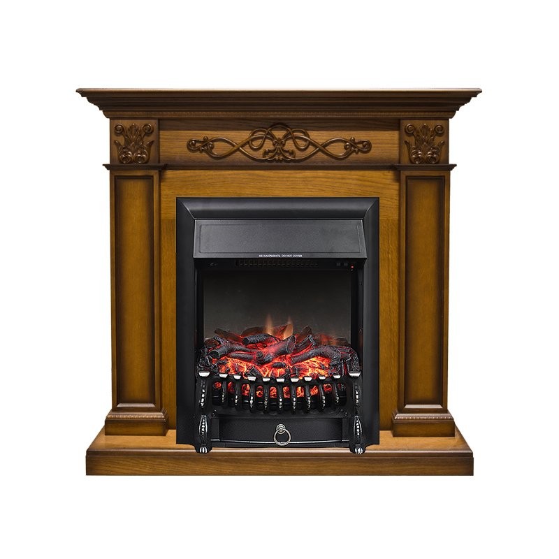 Каминокомплект Royal Flame Verona - Дуб антик с очагом Fobos FX Black