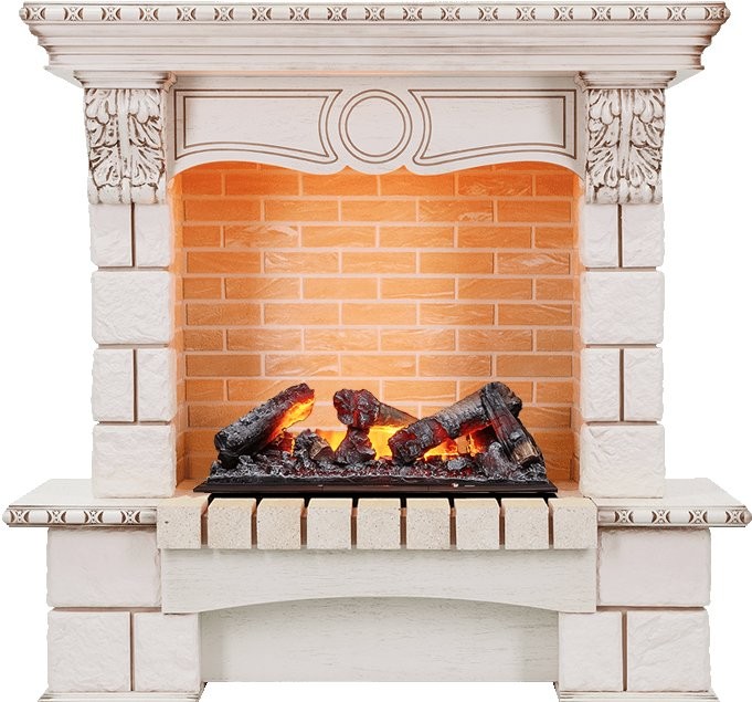 Каминокомплект Dimplex Pierre Luxe - Слоновая кость / Шампань с очагом Cassette 600 NH