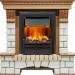 Каминокомплект Dimplex Pierre Luxe - Дуб / Белый с очагом Brookline Black