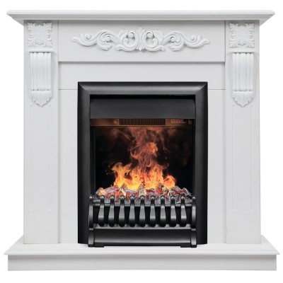 Камин электрический RealFlame Dominica  WT с Oregan 3D