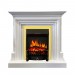 Каминокомплект Royal Flame Bradford - Белый с очагом Fobos FX Brass