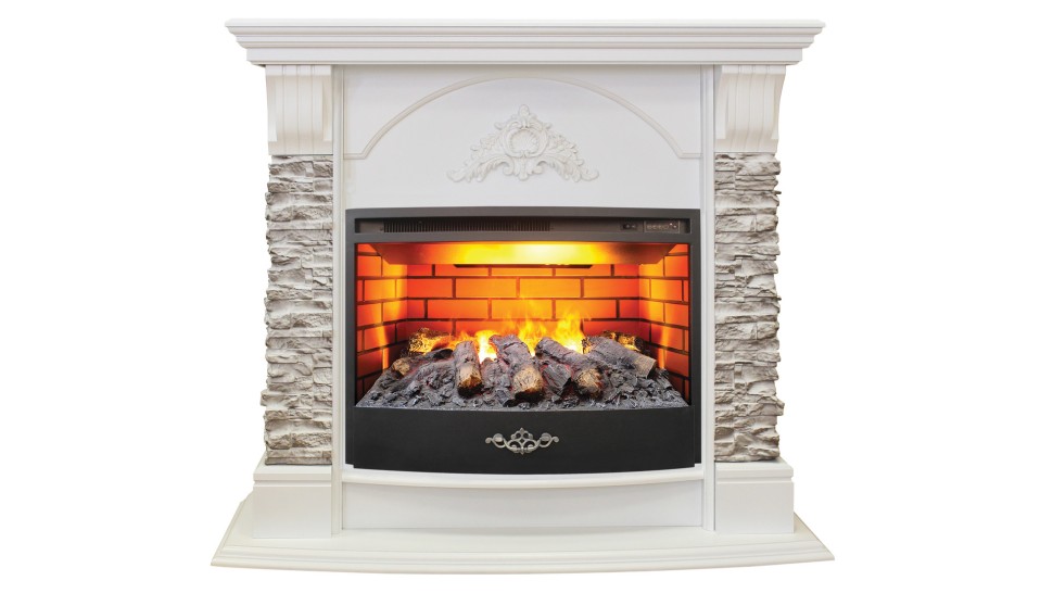Камин Athena GR 25,5 WT c очагом FireStar 25,5 3D