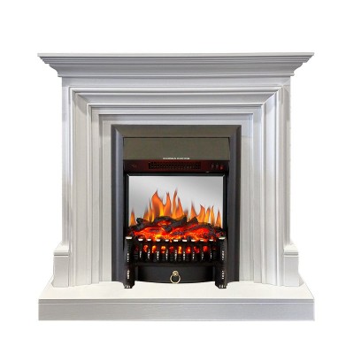 Каминокомплект Royal Flame Bradford - Белый с очагом Fobos FX M Black