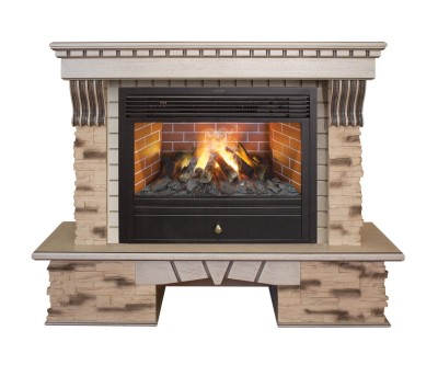 Камин электрический RealFlame Sorento WT с Novara 26 3D