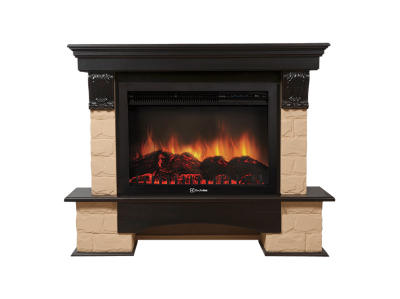 Electrolux Forte 30S камень бежевый, шпон венге с панорамным очагом EFP/P-3320RLS