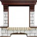 Каминокомплект Dimplex Pierre Luxe - Темный дуб / Белый с очагом Albany