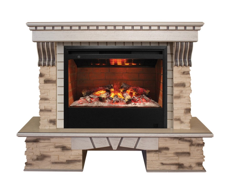 Камин Sorento WT с Helios 26 3D